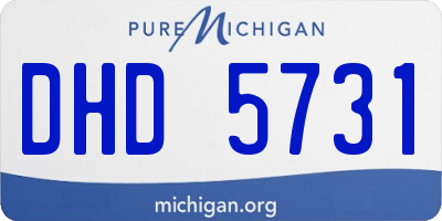 MI license plate DHD5731