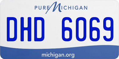 MI license plate DHD6069