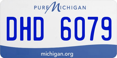 MI license plate DHD6079