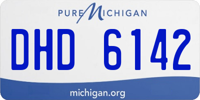 MI license plate DHD6142