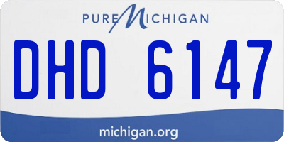 MI license plate DHD6147