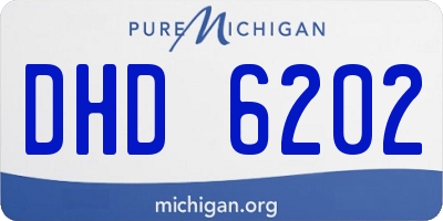 MI license plate DHD6202