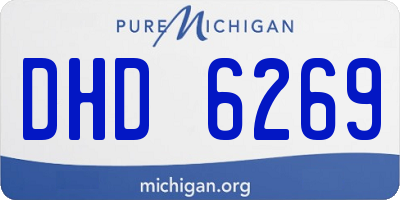MI license plate DHD6269