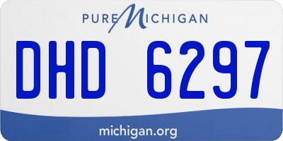 MI license plate DHD6297