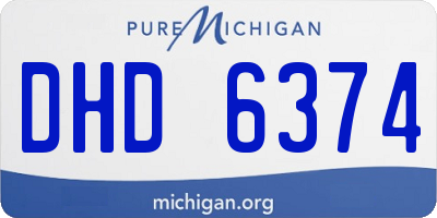 MI license plate DHD6374
