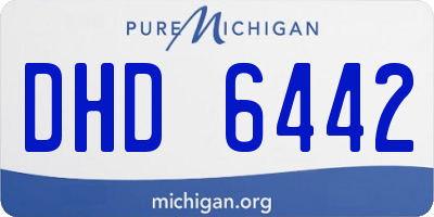 MI license plate DHD6442