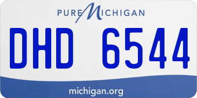 MI license plate DHD6544