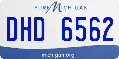 MI license plate DHD6562