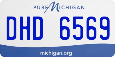 MI license plate DHD6569