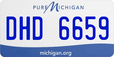MI license plate DHD6659