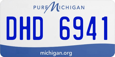 MI license plate DHD6941
