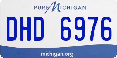 MI license plate DHD6976