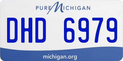 MI license plate DHD6979