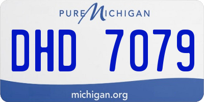 MI license plate DHD7079