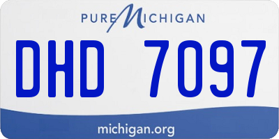 MI license plate DHD7097