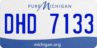 MI license plate DHD7133