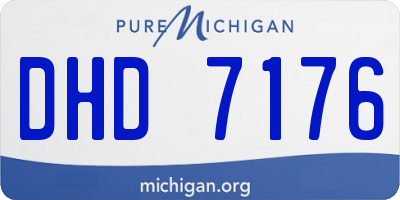 MI license plate DHD7176