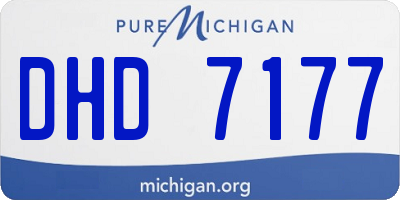 MI license plate DHD7177