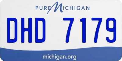 MI license plate DHD7179