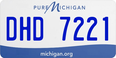 MI license plate DHD7221