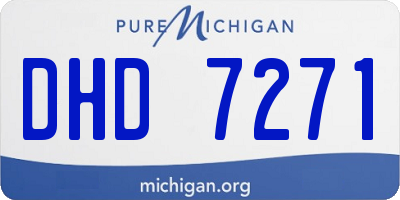 MI license plate DHD7271