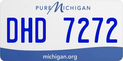 MI license plate DHD7272