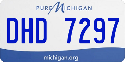 MI license plate DHD7297