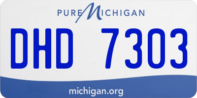 MI license plate DHD7303