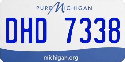 MI license plate DHD7338