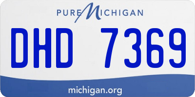 MI license plate DHD7369