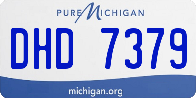 MI license plate DHD7379