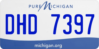 MI license plate DHD7397