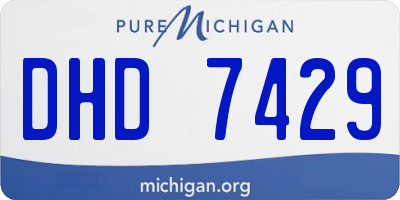 MI license plate DHD7429
