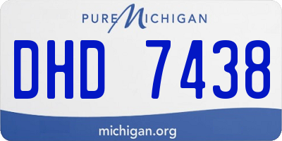 MI license plate DHD7438