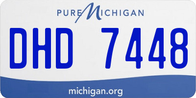 MI license plate DHD7448