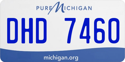 MI license plate DHD7460