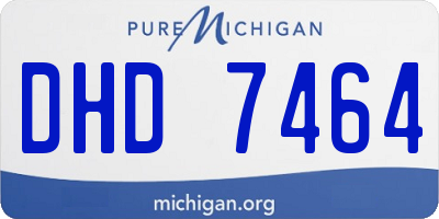 MI license plate DHD7464