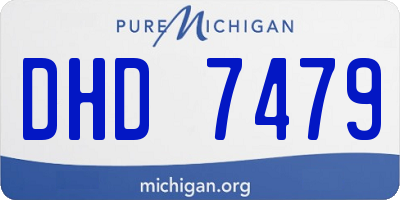 MI license plate DHD7479