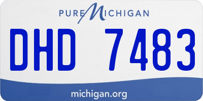 MI license plate DHD7483