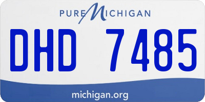 MI license plate DHD7485