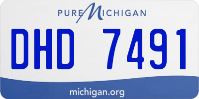 MI license plate DHD7491