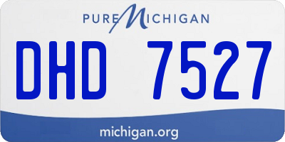 MI license plate DHD7527