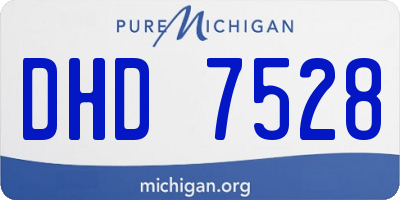 MI license plate DHD7528