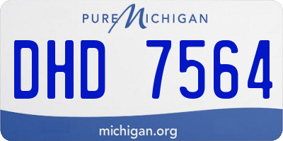 MI license plate DHD7564