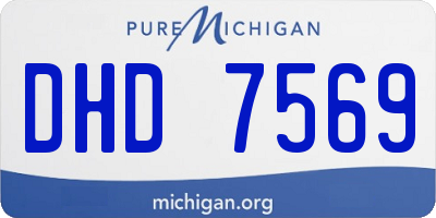 MI license plate DHD7569