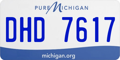 MI license plate DHD7617