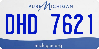MI license plate DHD7621