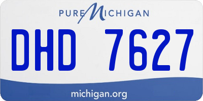 MI license plate DHD7627