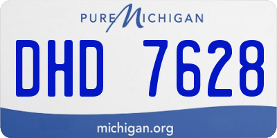 MI license plate DHD7628