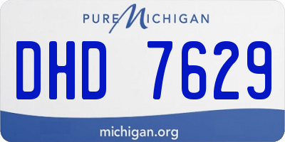 MI license plate DHD7629